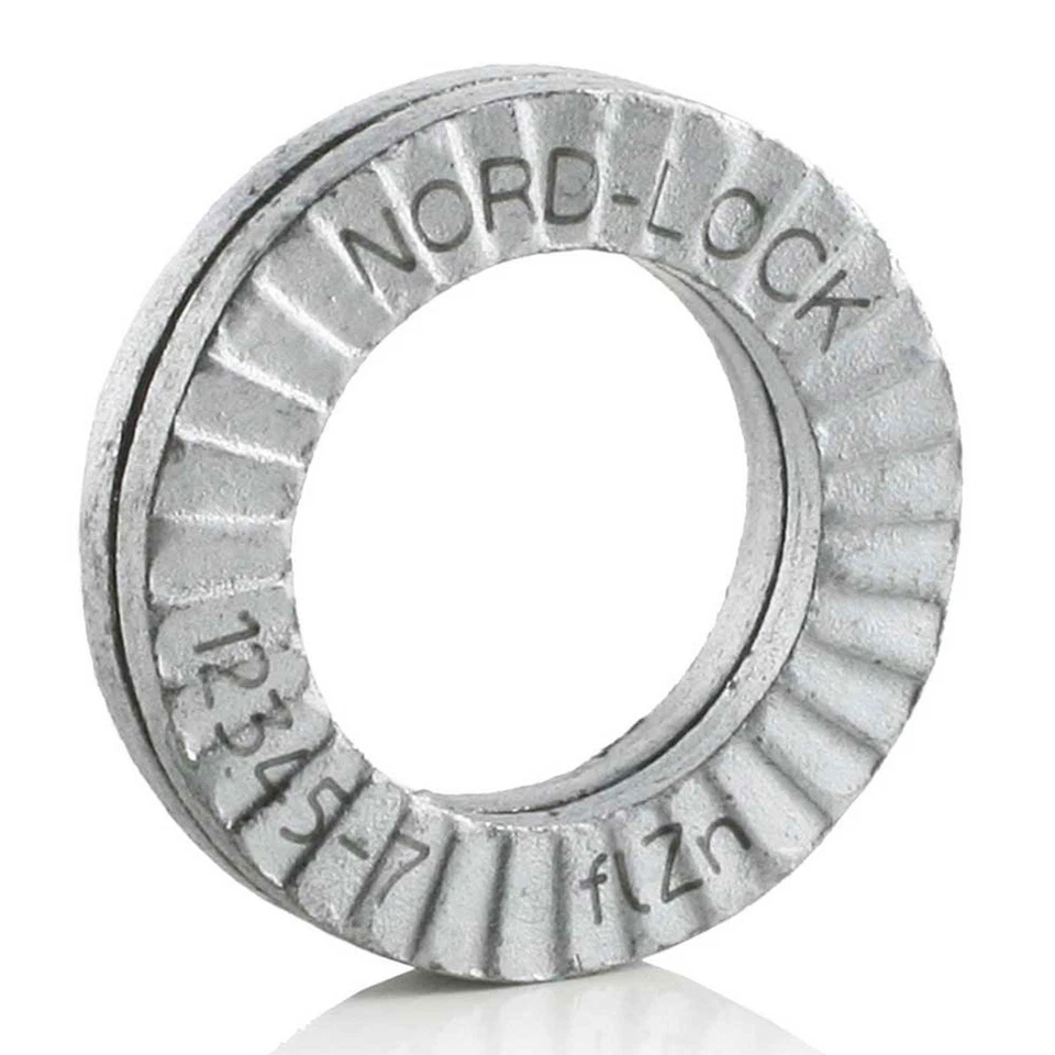 NORD-LOCK Wedge Locking Washer Carbon Steel Zinc Flake Coated 3/4" 100 Pack