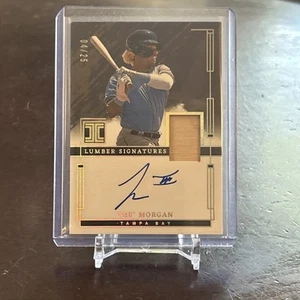 TRE' MORGAN 2024 Panini impeccable Lumber Signatures BAT RELIC /25๐ฅ๐ฅ๐ฅ - Picture 1 of 2