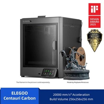 ELEGOO Centauri Carbon CoreXY FDM 3D Printer 500mm/s High Speed w/Auto Leveling - Image 1 of 4