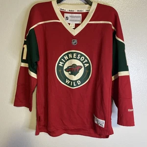 Minnesota Wild Reebok Parise #11 Jugend Hockey Trikot rot grün Gr. L/XL * - Bild 1 von 10