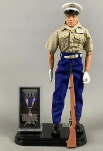 G.I. Joe Hasbro Marine Corps Action Figure With Uniform Cap And Dog Tag - Picture 1 of 3