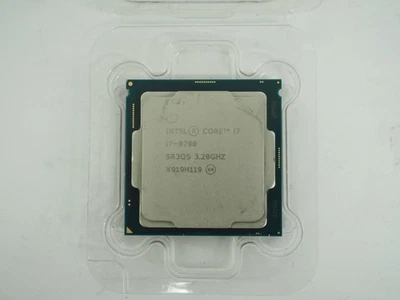 Procesador CPU INTEL CORE I7-8700 4,60 GHz FCLGA1151 Foto 1 de 2