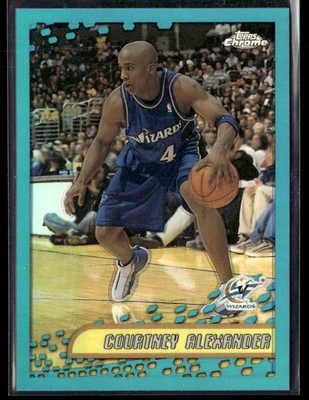 2001-02 Topps cromo #126 refractor Courtney Alexander Foto 1 de 2