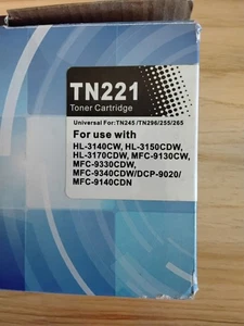 EZ Ink Compatible Brother TN221 Black Toner Cartridge NEW HL-3170CDW MFC-9340CDW - Picture 1 of 4