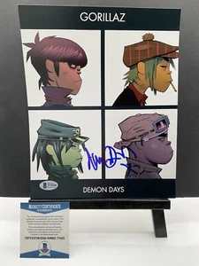 Foto firmata Damon Albarn BAS Music Gorillaz autografata Demon Days sfocatura firmata - Foto 1 di 7