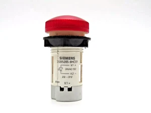 Siemens 3SB5285-6HC01 Rojo LED Luz Piloto Pulsador Lámpara Indicadora Usado - Imagen 1 de 5