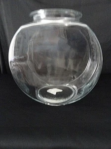 ANCHOR HOCKING FISH GOLDFISH GLASS DRUM BOWL 1 GALLON 8.5"x 8"x 5" NEW - Picture 1 of 2