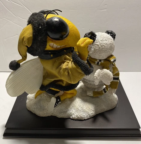 Vintage 2002 Slavic Treasures Georgia Tech  Mascot & Snowman Figurine Cover