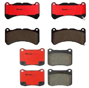 Brembo Front and Rear NAO Ceramic Brake Pads Set Kit For Lexus IS F 2008-2014 - Picture 1 of 5