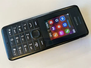 Nokia 106 (RM-962) Mobile Phone - EE Network - Black Classic Button Handset - Picture 1 of 8
