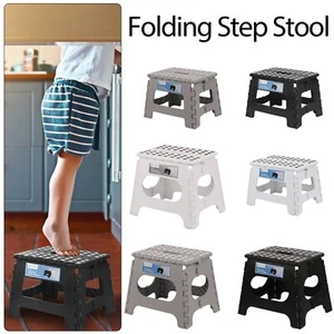 Multi Purpose Folding Step Stool Heavy Duty Easy Foldable Home Kitchen Camping - Picture 1 of 37