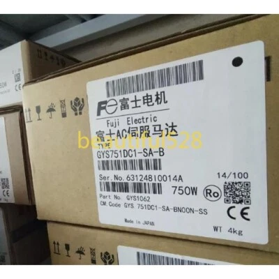 1PC FUJI GYS751DC1-SA-B Servo Motor GYS751DC1SAB New Expedited Shipping - Image 1 of 3