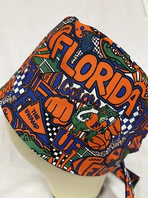Men/Women Surgical Scrub Cap Lined Florida Very Cool 100% Cotton - Image 1 of 3