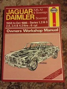 Haynes Manual Jaguar Daimler XJ6, XJ & Sovereign 1968-1986 - Picture 1 of 1