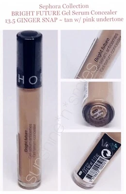 Corrector de ojos Sephora BRIGHT FUTURE gel-suero #13,5 bronceado a presión de jengibre 0,13 oz Foto 1 de 2