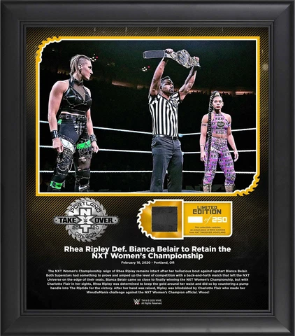 Rhea Ripley World Wrestling Entertainment Framed 15" x 17" NXT Cover