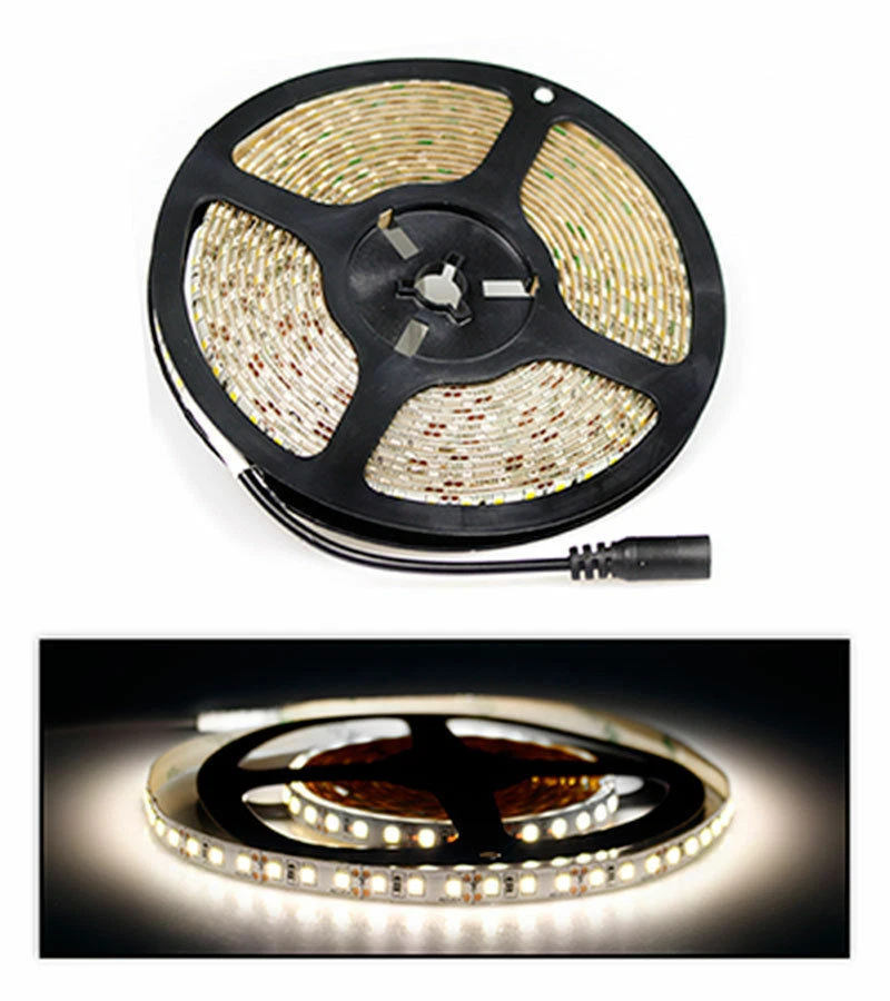 Striscia 600 led 2835 strip 5 metri bobina luce naturale 4000k waterproof ip55 - Immagine 1 di 1