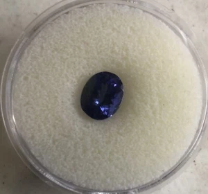 5.06 Blue Tanzanite Genuine 11 X9 X 8.5.  AAA - Picture 1 of 4