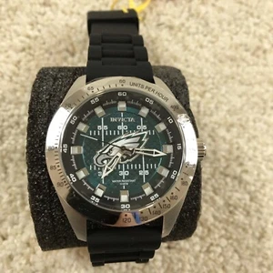 Reloj Invicta NFL Philadelphia Eagles Hombre 45mm Negro 47862 - Imagen 1 de 7