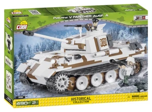 COBI 2511 alemán PzKpfW V PANTHER Ausf. A Wintertarn 490 bloques de construcción embalaje original ¡RARO! - Imagen 1 de 3