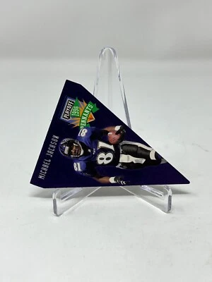 1996 Playoff Football Michael Jackson Felted Pennant Card #89 - Image 1 of 2