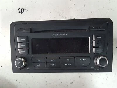 AUDI A3 8P LIFT 08r- RADIO CONCERT RADIO SYSTEM / AU 94876 - Bild 1 von 3