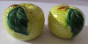 Salero y pimentero vintage de cerámica de manzana Japón - Imagen 1 de 6