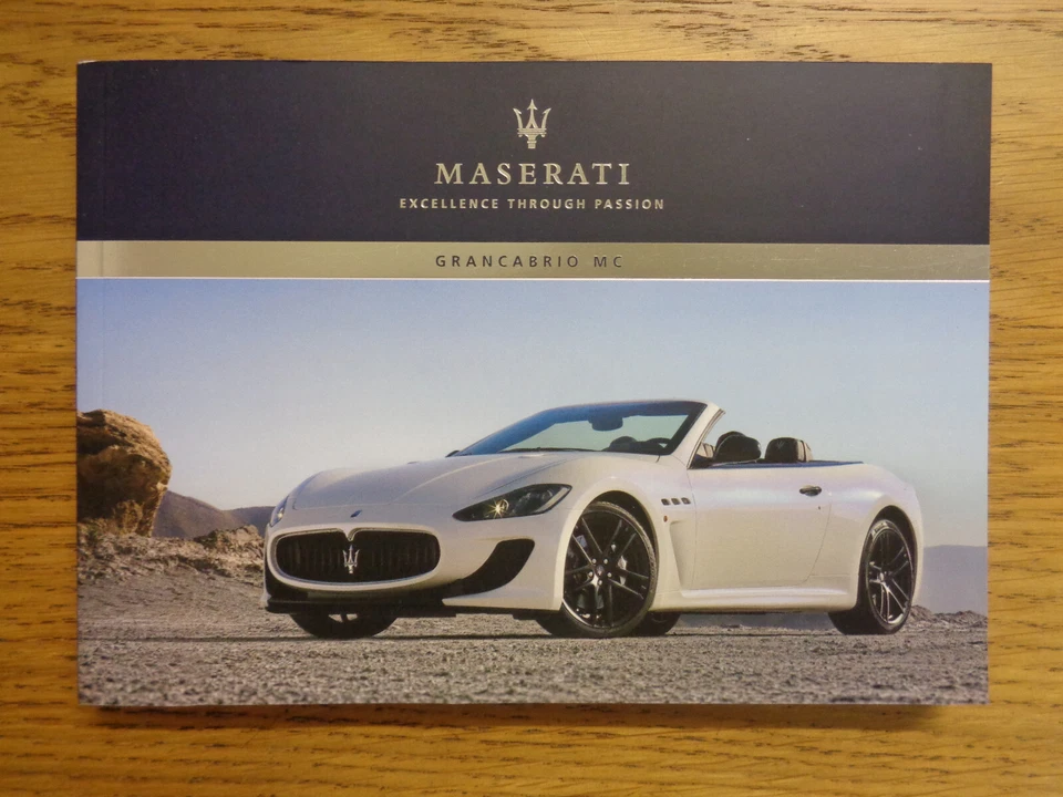 Manual/manual del propietario Maserati Grancabrio MC Foto 1 de 1