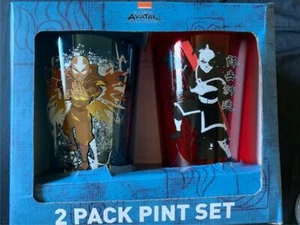 Avatar: The Last Airbender 2 Pack Pint Glass Set - Picture 1 of 3