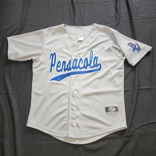 Vintage Pensacola St Pete Blue Wahoos  Jersey OT Sports MiLB USA Made Baseball