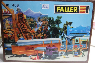 Faller Kirmes 468 Fahrzeugset Indiago,sehr selten ,blaue Pritsche - Bild 1 von 4
