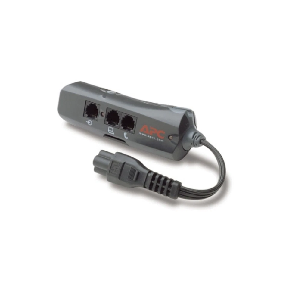 APC PNOTEPRO3 Mobile Power Surge Protector Prong Phone Line for Notebook Laptop - Image 1 of 4