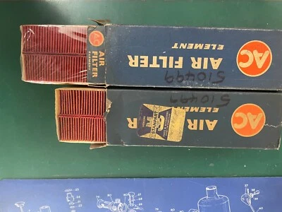 Воздушный фильтр переменного тока Delco A1447 Triumph Hearld, Vauxhall Viva 2 шт. - Изображение 1 из 4