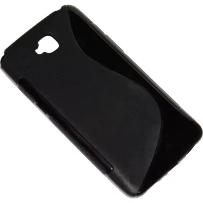 Ssyl Custodia Silicon S-line Cover Tpu Case Lg Optimus G Pro Lite Dual D686 Nero - Immagine 1 di 3