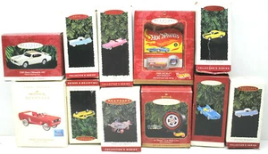 11 Hallmark Keepsake Ornament Lot 1956 Ford+1969 Chevrolet Camaro+1968 Deora+++ - Picture 1 of 9