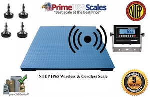 Prime 5 Yr Warranty NTEP Floor scale 48"x72" (4'x6') Wireless 10,000 lb x 2 lb - Picture 1 of 9
