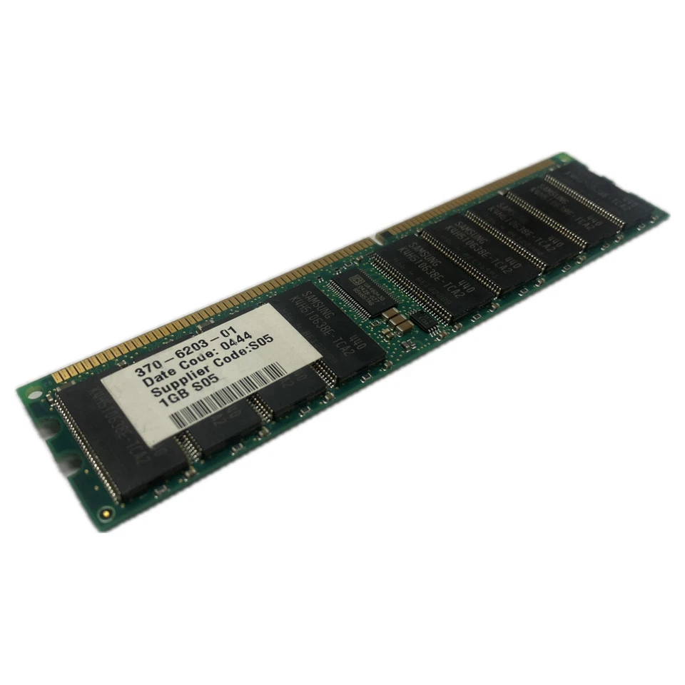 Sun 370-6203 Memory Kit 2GB 2x 1024MB SPD1.0 DIMM - Image 1 of 2