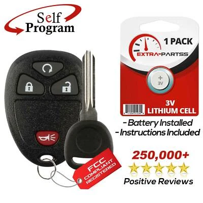 For 2007 2008 2009 2010 2011 2012 2013 Chevrolet Avalanche Remote Fob + Key Foto 1 de 4