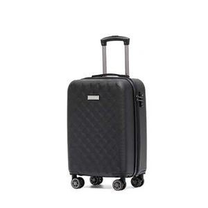 Venice 20 Inch Carry-On Suitcase Black - Picture 1 of 3