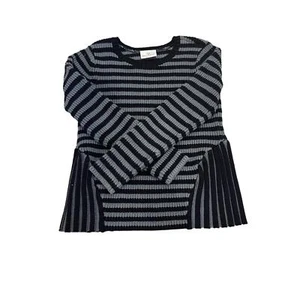 Hanna Andersson Girls’ Striped Sweater - Size 120 (5-6 Years) - Picture 1 of 4