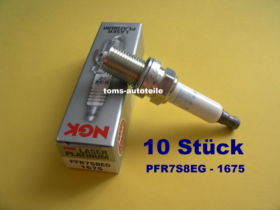 ZÜNDKERZE ZÜNDKERZEN NGK 1675 10PCS A FÜR AUDI A4 A3 A5 TT A6 Q5 Q3 R8 A8 A1