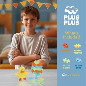 PLUS PLUS 3D Puzzle Building Block Set 70 Mini Interlocking Pieces Fun Holida... - Picture 1 of 6