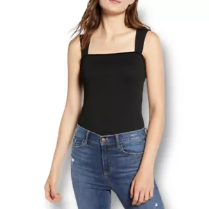 Articles of Society M Black OGL Square Neck Tank Top Minimalist Chic - Picture 1 of 10