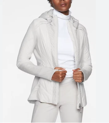Athleta Rock Ridge PrimaLoft® Jacket Quilted Ski Jacket Small in Moonlight Gray - Image 1 of 4