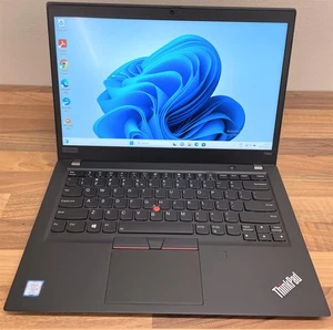 Lenovo Thinkpad T490S Core i5-8365U Upto 4.1 Ghz 16GB 256GB 14" FHD Win 11 - Picture 1 of 5
