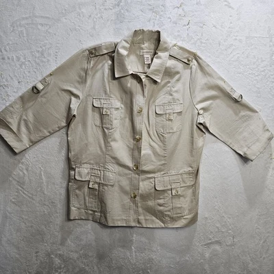 Chaqueta de algodón tipo carga para mujer 8104 Foto 1 de 4