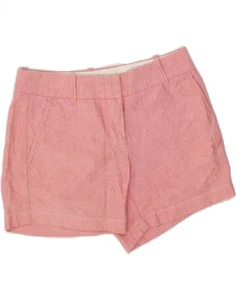 J. CREW Womens Chino Shorts US 0 XS W25 Pink Cotton CL25 - Picture 1 of 3