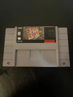 Vintage SimCity SNES (Super Nintendo Entertainment System, 1991) - Image 1 of 4