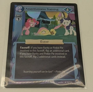 Assertiveness Training a #f31 Foil My Little Pony MLP FIM TCG Enterplay Card - Foto 1 di 2