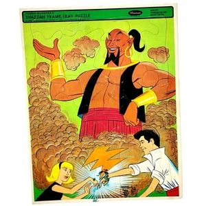 Vintage Hanna-Barbera Shazzan Frame-Tray Jigsaw Puzzle 1968 Whitman - Picture 1 of 10